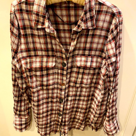 Zara Tops - Zara plaid shirt